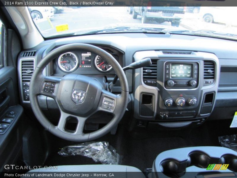 Black / Black/Diesel Gray 2014 Ram 1500 Express Crew Cab