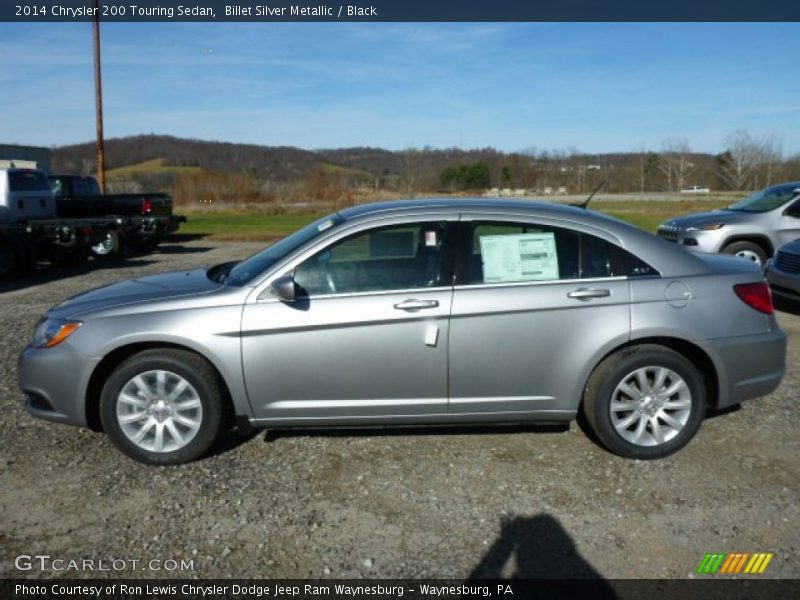 Billet Silver Metallic / Black 2014 Chrysler 200 Touring Sedan