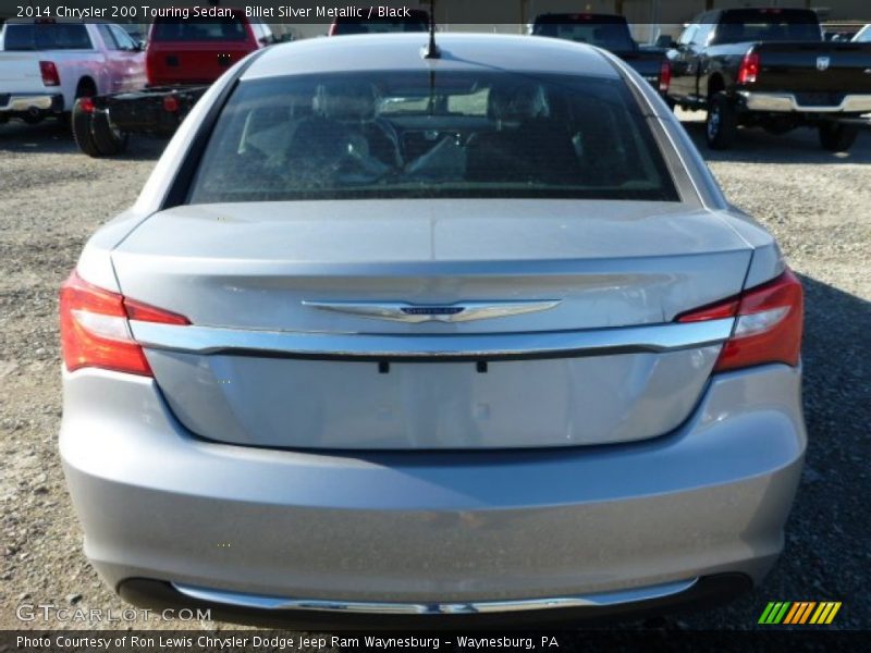 Billet Silver Metallic / Black 2014 Chrysler 200 Touring Sedan