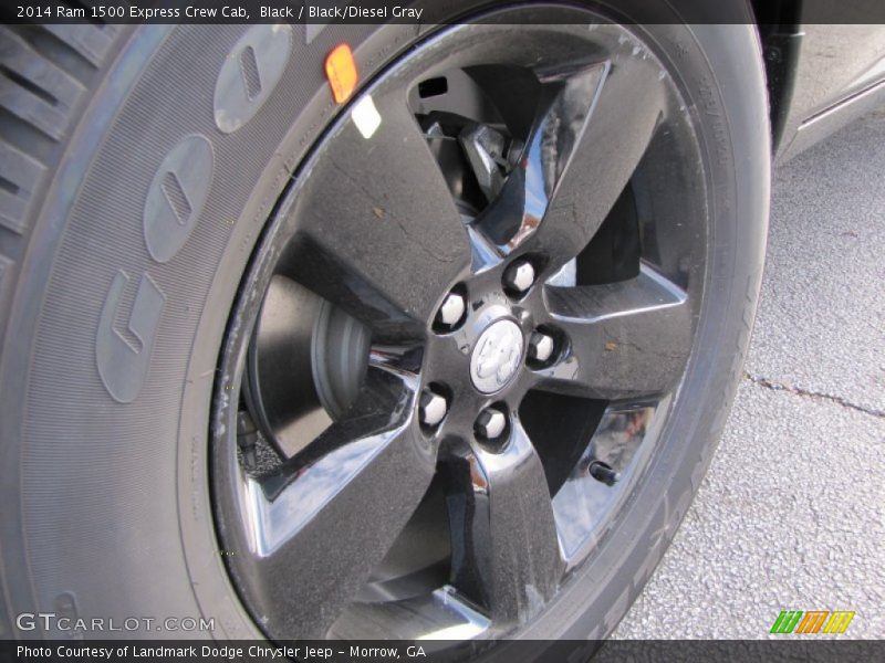 Black / Black/Diesel Gray 2014 Ram 1500 Express Crew Cab