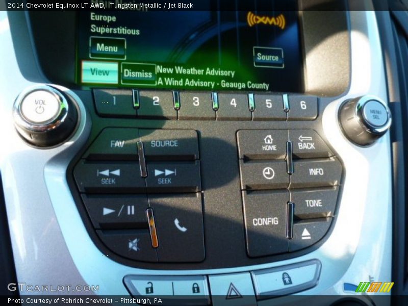 Tungsten Metallic / Jet Black 2014 Chevrolet Equinox LT AWD