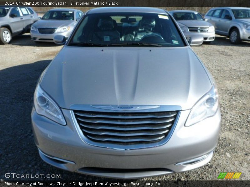 Billet Silver Metallic / Black 2014 Chrysler 200 Touring Sedan