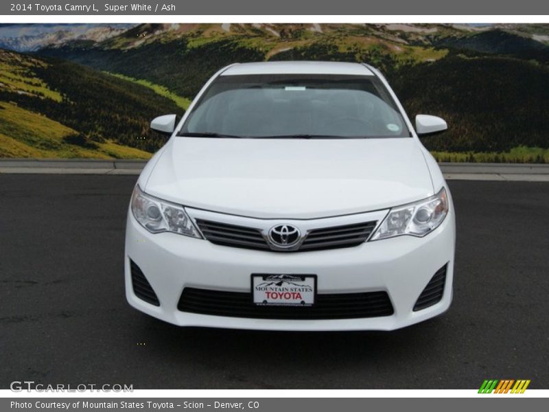 Super White / Ash 2014 Toyota Camry L
