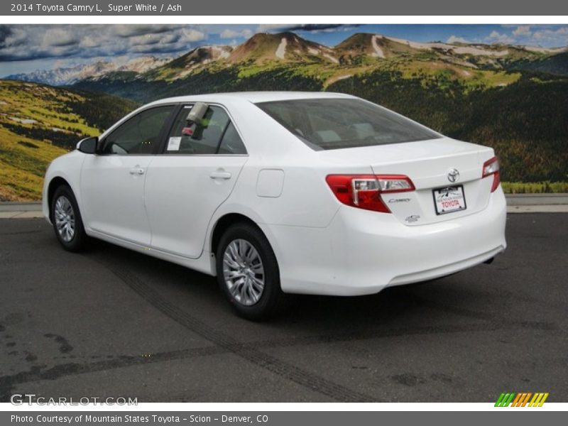 Super White / Ash 2014 Toyota Camry L