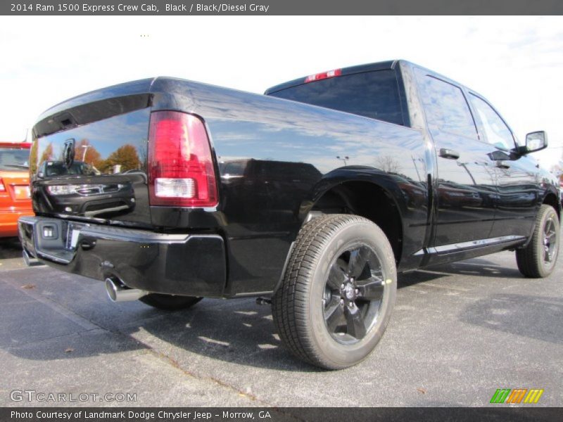 Black / Black/Diesel Gray 2014 Ram 1500 Express Crew Cab