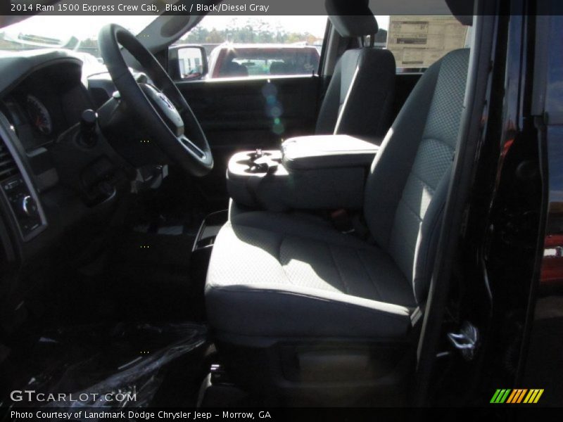 Black / Black/Diesel Gray 2014 Ram 1500 Express Crew Cab