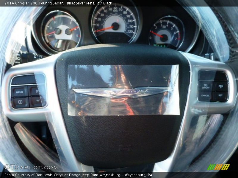 Billet Silver Metallic / Black 2014 Chrysler 200 Touring Sedan