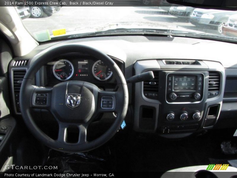 Black / Black/Diesel Gray 2014 Ram 1500 Express Crew Cab