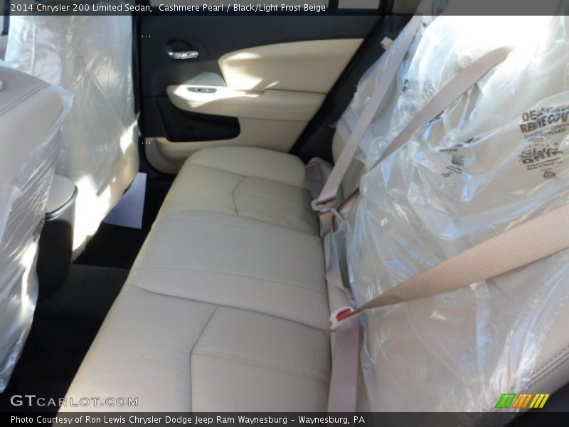 Cashmere Pearl / Black/Light Frost Beige 2014 Chrysler 200 Limited Sedan