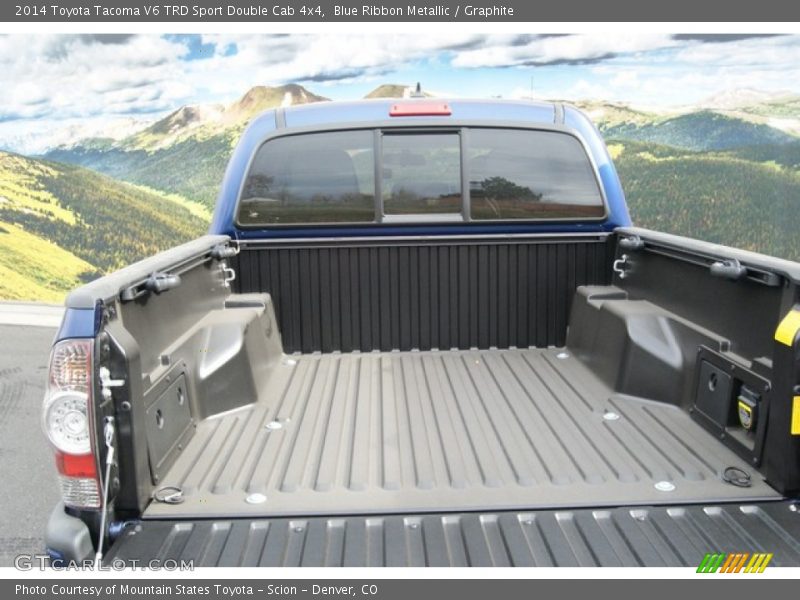 Blue Ribbon Metallic / Graphite 2014 Toyota Tacoma V6 TRD Sport Double Cab 4x4