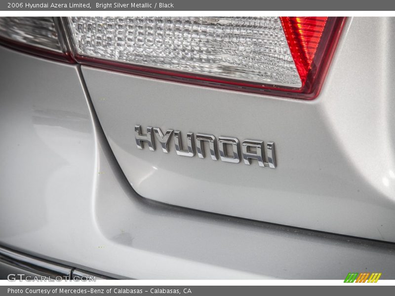 Bright Silver Metallic / Black 2006 Hyundai Azera Limited
