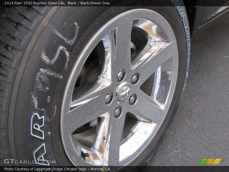 Black / Black/Diesel Gray 2014 Ram 1500 Express Quad Cab