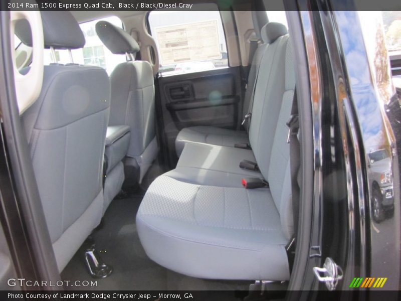 Black / Black/Diesel Gray 2014 Ram 1500 Express Quad Cab