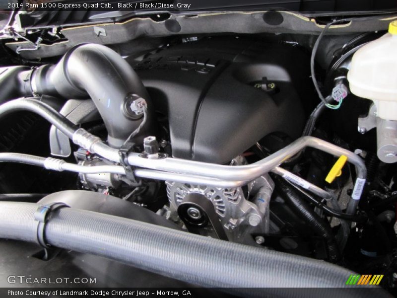 Black / Black/Diesel Gray 2014 Ram 1500 Express Quad Cab
