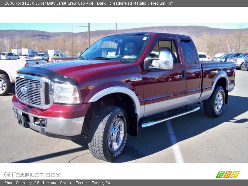 Dark Toreador Red Metallic / Medium Flint 2006 Ford F250 Super Duty Lariat Crew Cab 4x4