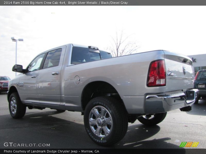 Bright Silver Metallic / Black/Diesel Gray 2014 Ram 2500 Big Horn Crew Cab 4x4