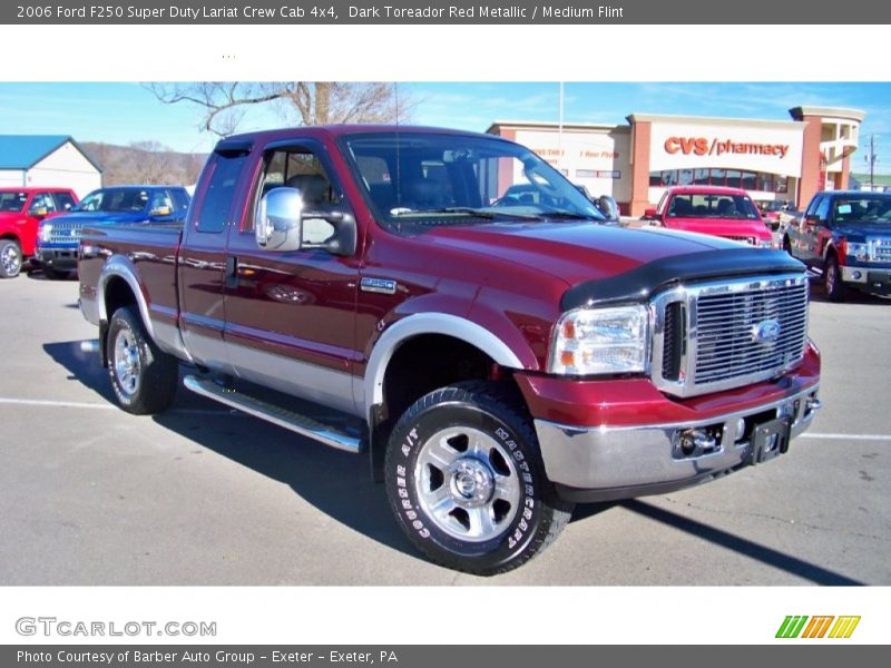 Dark Toreador Red Metallic / Medium Flint 2006 Ford F250 Super Duty Lariat Crew Cab 4x4