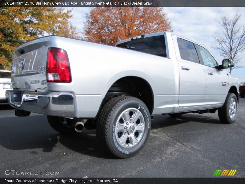  2014 2500 Big Horn Crew Cab 4x4 Bright Silver Metallic