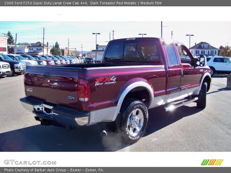 Dark Toreador Red Metallic / Medium Flint 2006 Ford F250 Super Duty Lariat Crew Cab 4x4