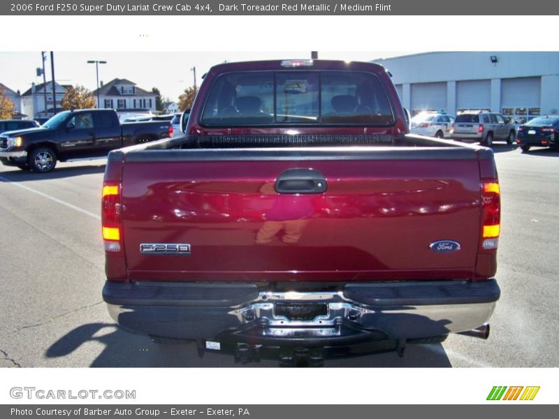 Dark Toreador Red Metallic / Medium Flint 2006 Ford F250 Super Duty Lariat Crew Cab 4x4