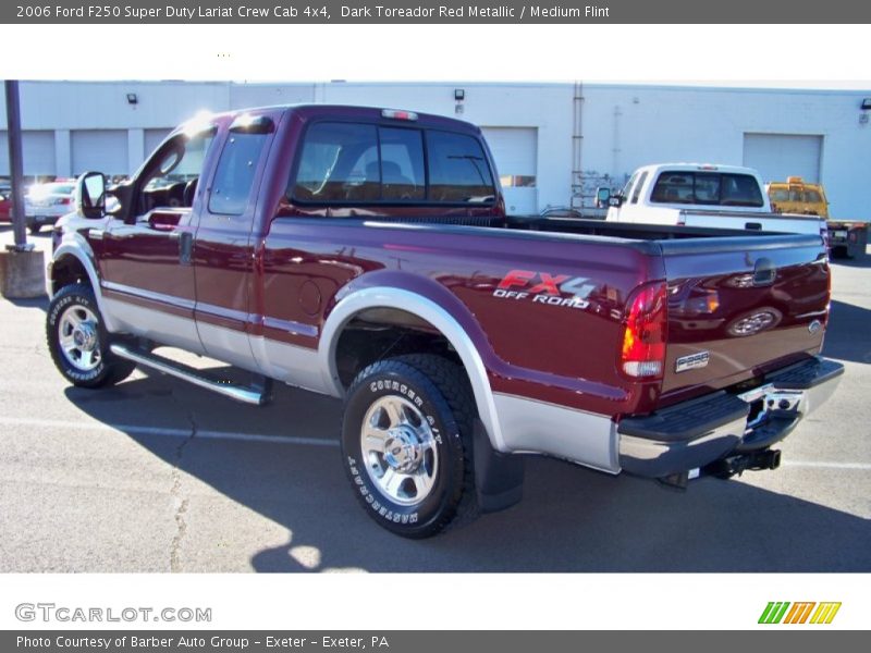 Dark Toreador Red Metallic / Medium Flint 2006 Ford F250 Super Duty Lariat Crew Cab 4x4