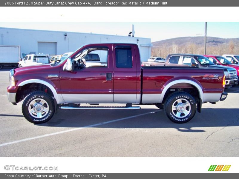 Dark Toreador Red Metallic / Medium Flint 2006 Ford F250 Super Duty Lariat Crew Cab 4x4