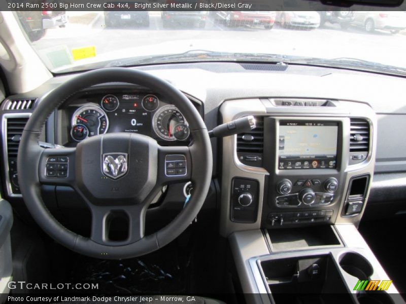 Dashboard of 2014 2500 Big Horn Crew Cab 4x4