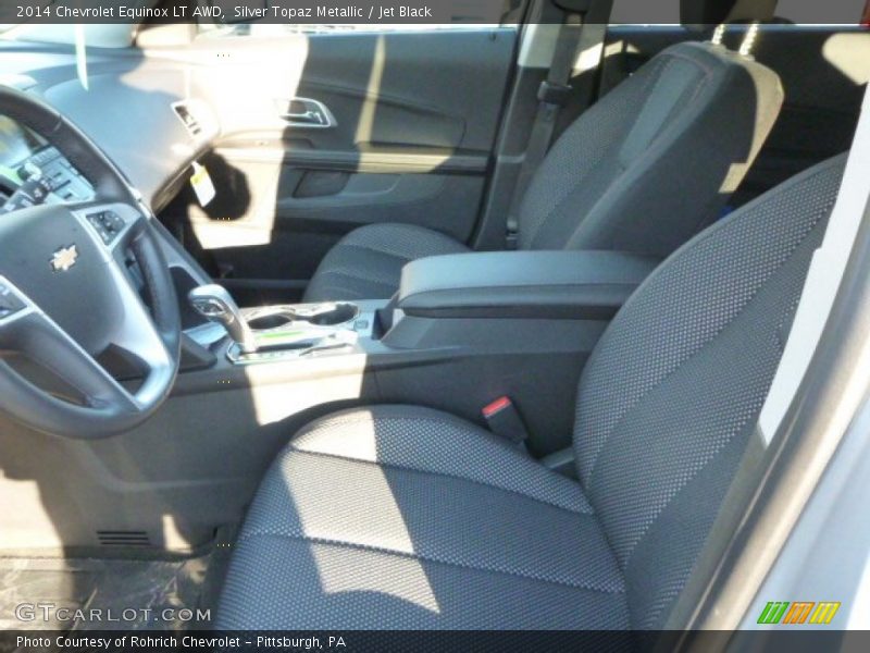 Silver Topaz Metallic / Jet Black 2014 Chevrolet Equinox LT AWD