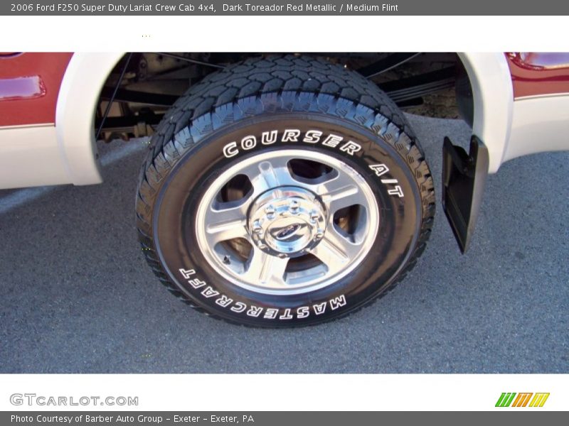 Dark Toreador Red Metallic / Medium Flint 2006 Ford F250 Super Duty Lariat Crew Cab 4x4