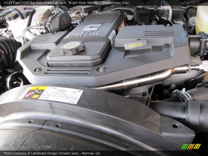  2014 2500 Big Horn Crew Cab 4x4 Engine - 6.7 Liter OHV 24-Valve Cummins Turbo-Diesel Inline 6 Cylinder