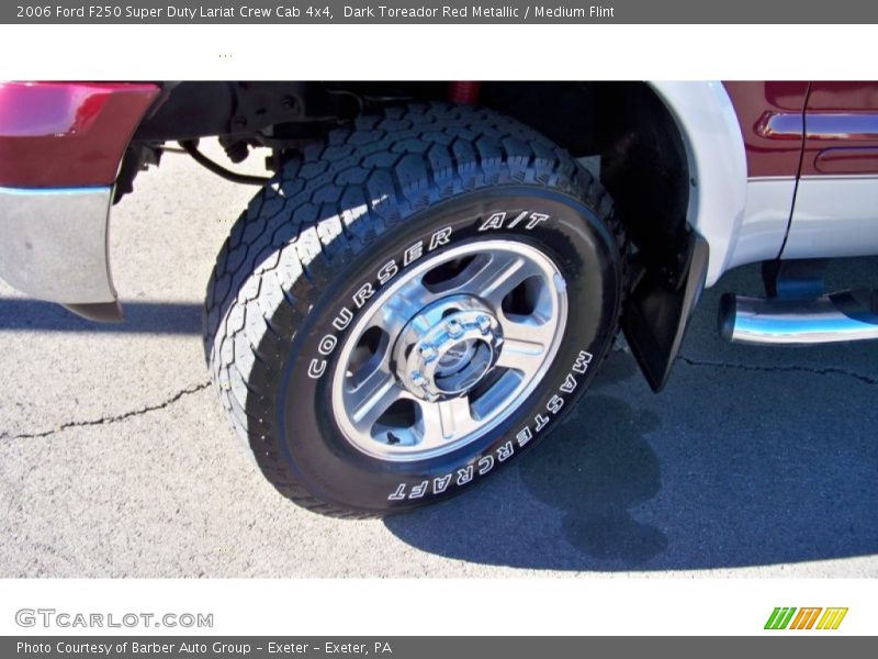 Dark Toreador Red Metallic / Medium Flint 2006 Ford F250 Super Duty Lariat Crew Cab 4x4