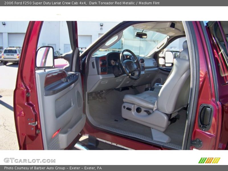 Dark Toreador Red Metallic / Medium Flint 2006 Ford F250 Super Duty Lariat Crew Cab 4x4