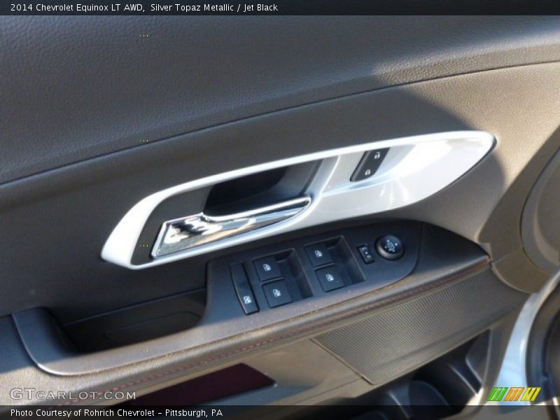 Silver Topaz Metallic / Jet Black 2014 Chevrolet Equinox LT AWD