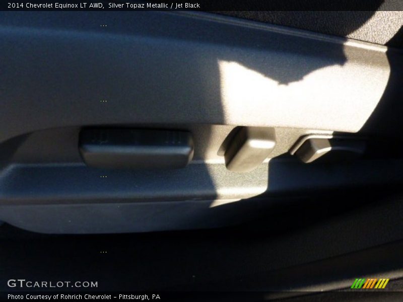 Silver Topaz Metallic / Jet Black 2014 Chevrolet Equinox LT AWD