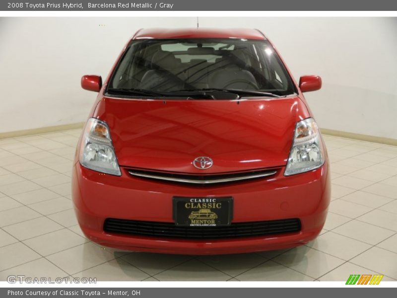 Barcelona Red Metallic / Gray 2008 Toyota Prius Hybrid