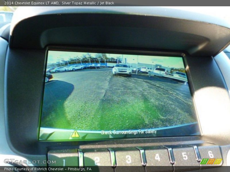 Silver Topaz Metallic / Jet Black 2014 Chevrolet Equinox LT AWD