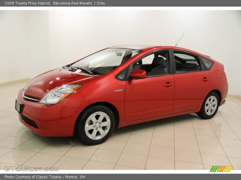 Barcelona Red Metallic / Gray 2008 Toyota Prius Hybrid