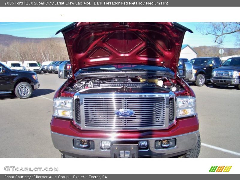 Dark Toreador Red Metallic / Medium Flint 2006 Ford F250 Super Duty Lariat Crew Cab 4x4