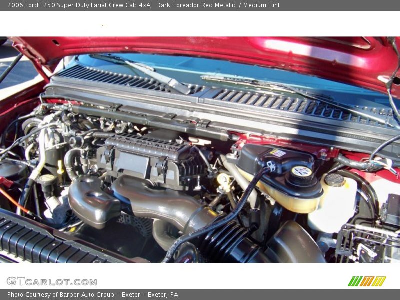 Dark Toreador Red Metallic / Medium Flint 2006 Ford F250 Super Duty Lariat Crew Cab 4x4