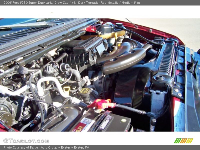 Dark Toreador Red Metallic / Medium Flint 2006 Ford F250 Super Duty Lariat Crew Cab 4x4