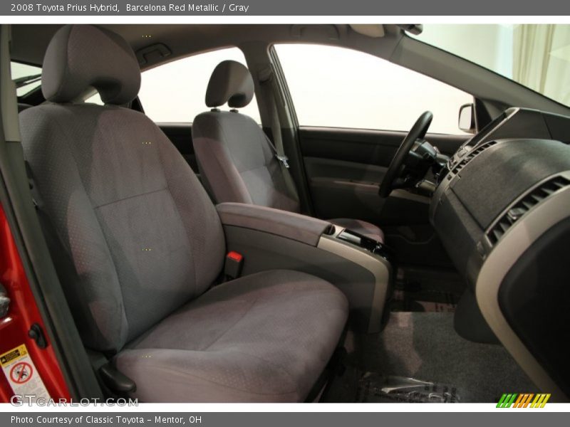 Barcelona Red Metallic / Gray 2008 Toyota Prius Hybrid