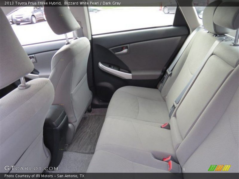 Blizzard White Pearl / Dark Gray 2013 Toyota Prius Three Hybrid