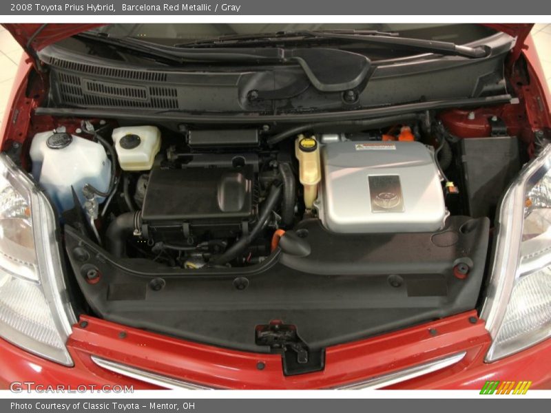 Barcelona Red Metallic / Gray 2008 Toyota Prius Hybrid