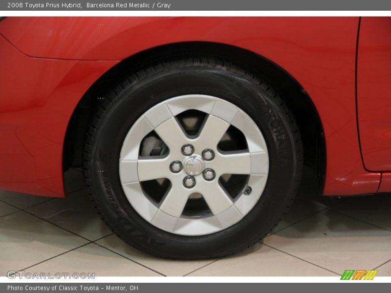 Barcelona Red Metallic / Gray 2008 Toyota Prius Hybrid
