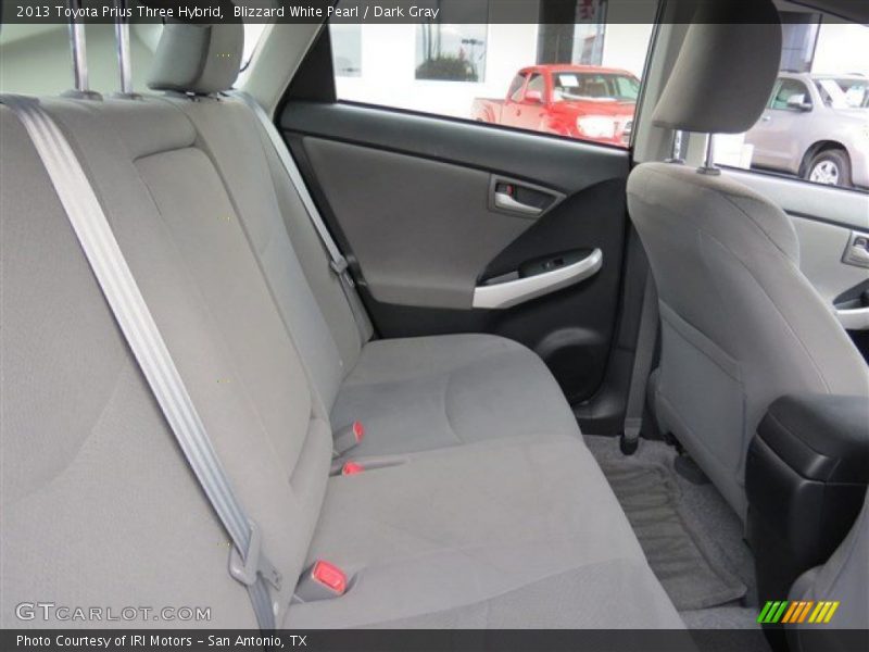 Blizzard White Pearl / Dark Gray 2013 Toyota Prius Three Hybrid