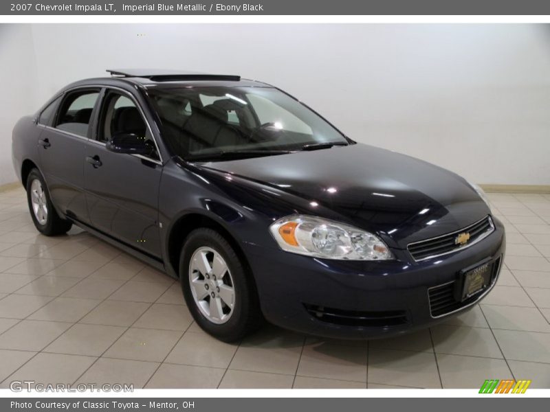 Imperial Blue Metallic / Ebony Black 2007 Chevrolet Impala LT