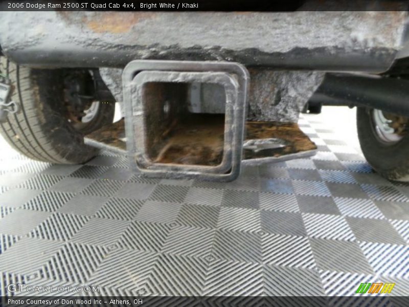 Bright White / Khaki 2006 Dodge Ram 2500 ST Quad Cab 4x4