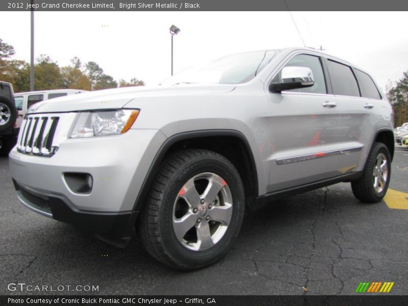 Bright Silver Metallic / Black 2012 Jeep Grand Cherokee Limited