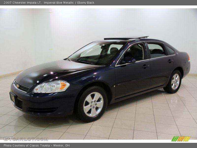 Imperial Blue Metallic / Ebony Black 2007 Chevrolet Impala LT