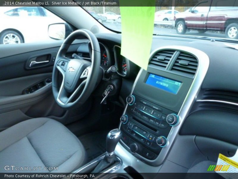 Silver Ice Metallic / Jet Black/Titanium 2014 Chevrolet Malibu LS